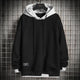 Unisex classic pullover hoodie with drawstring hood and long sleeves