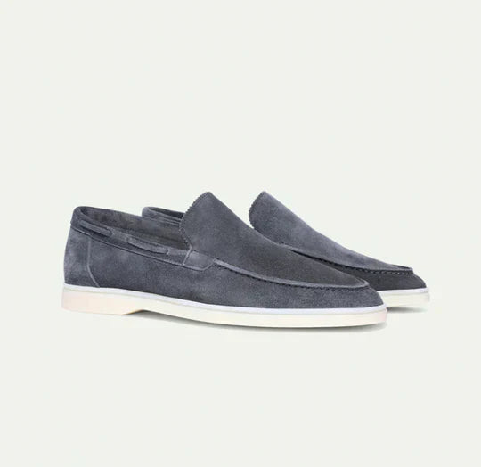 Men's Slip-On Leather Loafers, Casual Smart Driving Shoes for Summer & Everyday Wear
