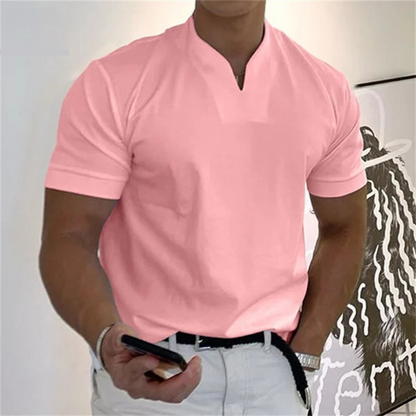 Men's Short Sleeve T-Shirt, Breathable Cotton Crew Neck Casual Everyday Tee Regular Fit