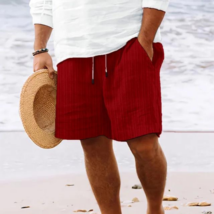 Men's Lightweight Shorts, Elastic Drawstring Waist Breathable Casual Summer Shorts