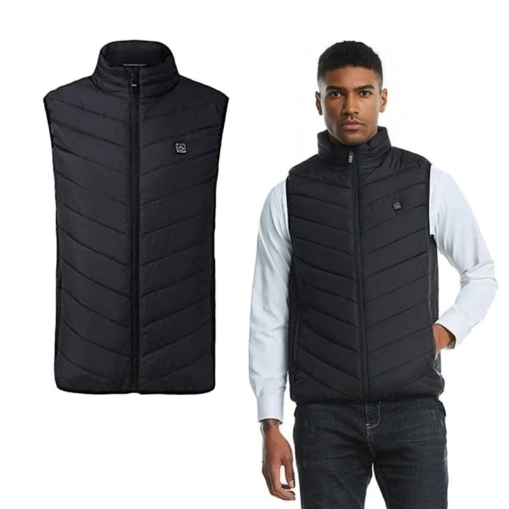 Men's sleeveless quilted gilet