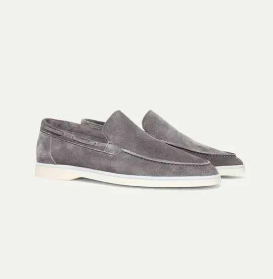 Men's Slip-On Leather Loafers, Casual Smart Driving Shoes for Summer & Everyday Wear