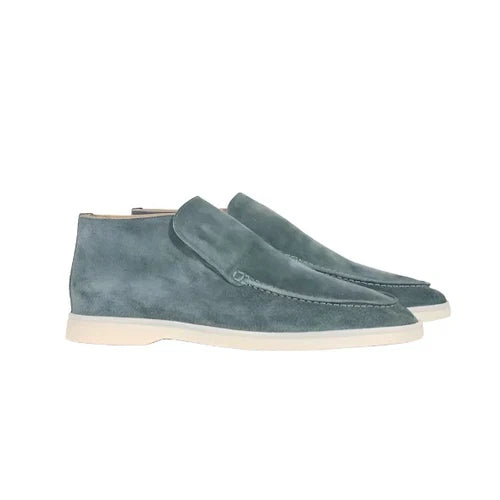 Men's Suede Shoes, Casual Lace-Up Everyday Shoes for Smart Casual Summer Wear