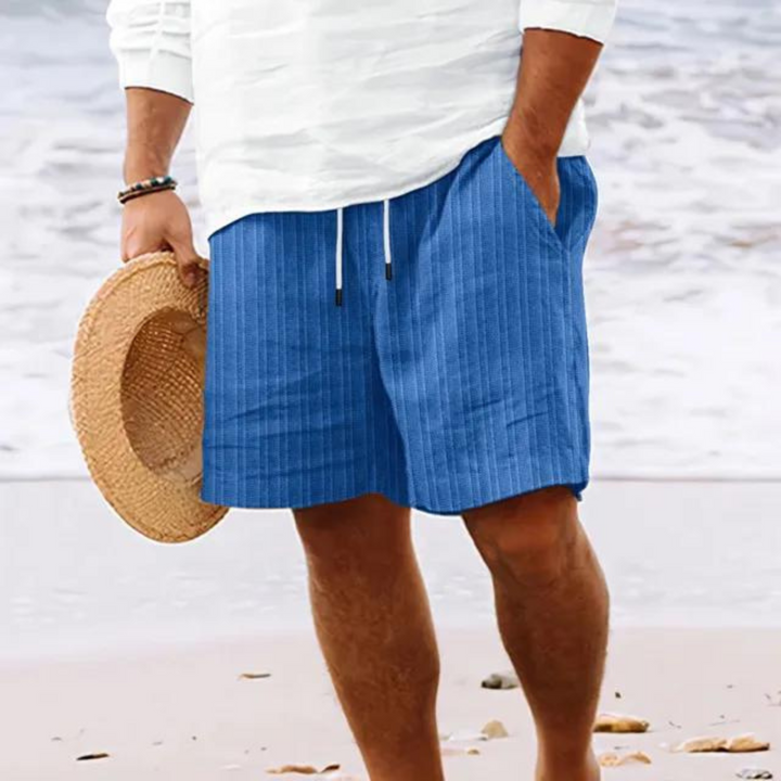 Men's Lightweight Shorts, Elastic Drawstring Waist Breathable Casual Summer Shorts