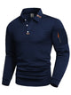 Quilted casual jumper with round neckline and long sleeves