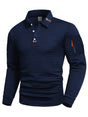 Quilted casual jumper with round neckline and long sleeves