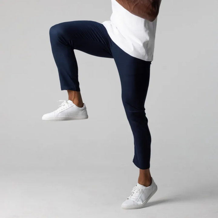 Men's Chino Trousers, Slim Fit Stretch Casual Smart Chinos for Everyday Wear