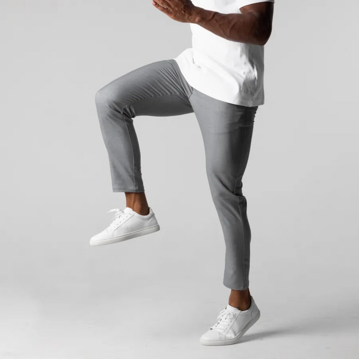 Men's Chino Trousers, Slim Fit Stretch Casual Smart Chinos for Everyday Wear
