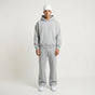 Unisex oversized hooded sweatshirt and matching jogger tracksuit set
