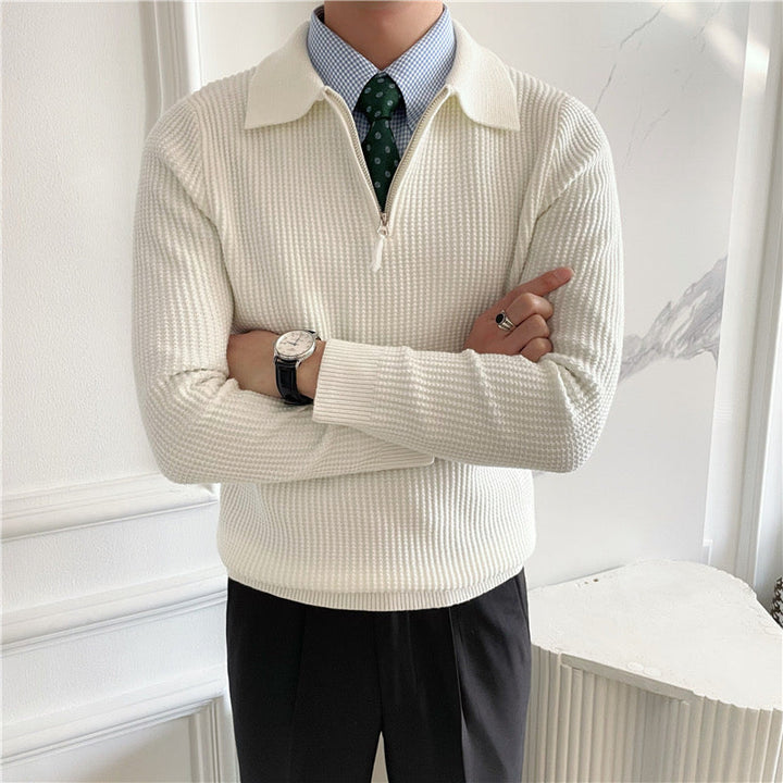 Unisex zipped sweater