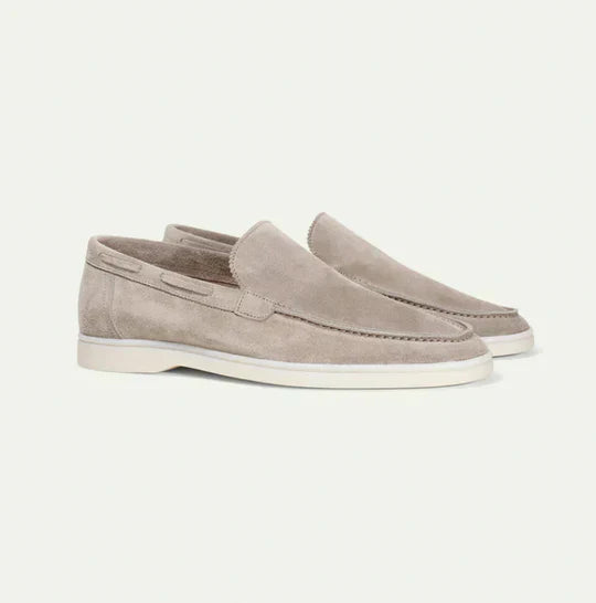 Men's Slip-On Leather Loafers, Casual Smart Driving Shoes for Summer & Everyday Wear