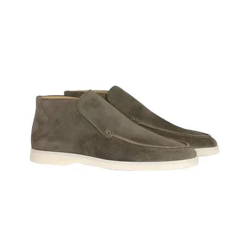Men's Suede Shoes, Casual Lace-Up Everyday Shoes for Smart Casual Summer Wear