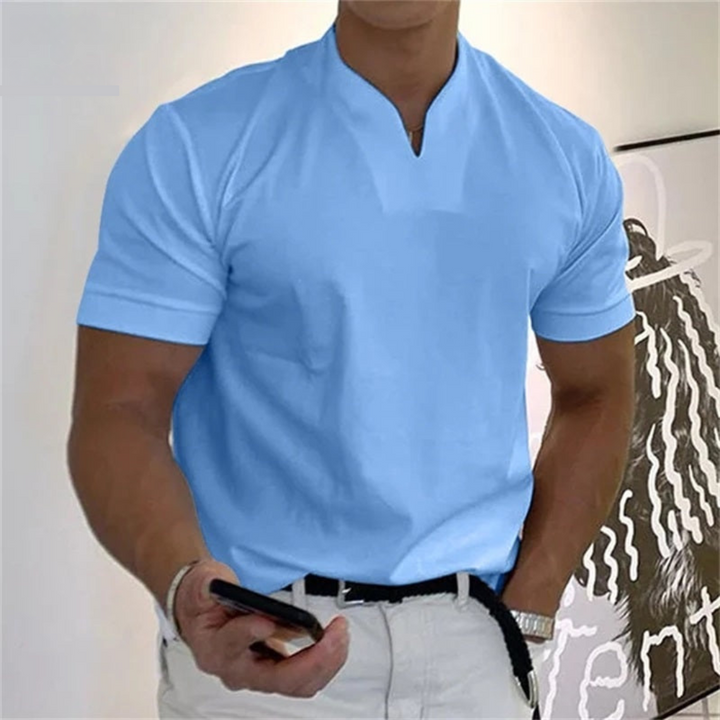 Men's Short Sleeve T-Shirt, Breathable Cotton Crew Neck Casual Everyday Tee Regular Fit