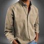 Men's long-sleeve button-down shirt with chest pocket