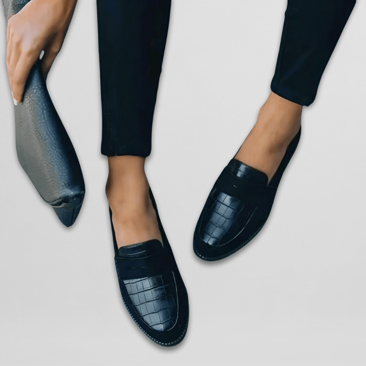 Men's Leather Loafers, Handmade Slip-On Orthopedic Comfort Shoes for Everyday Wear