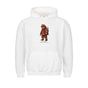Men's long-sleeve pullover hoodie with kangaroo pocket