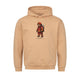 Men's long-sleeve pullover hoodie with kangaroo pocket