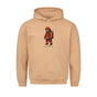 Men's long-sleeve pullover hoodie with kangaroo pocket