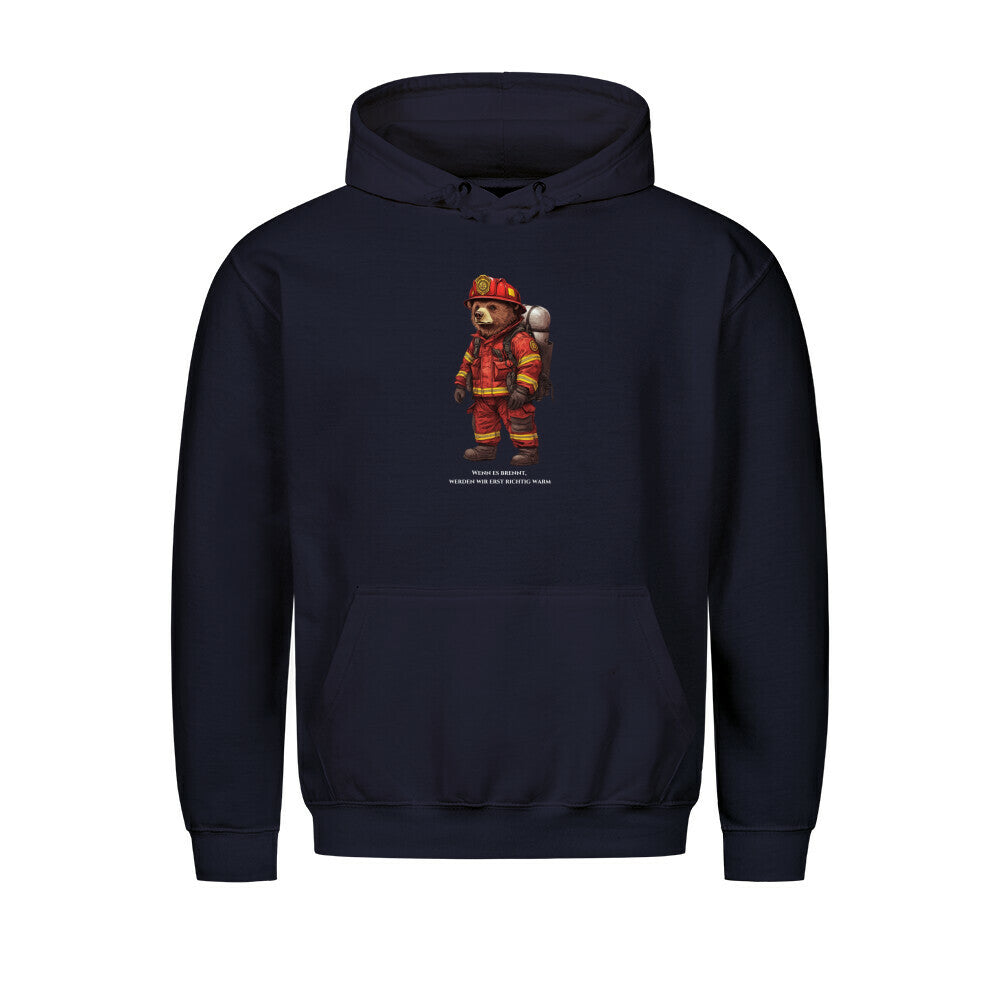 Men's long-sleeve pullover hoodie with kangaroo pocket