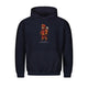 Men's long-sleeve pullover hoodie with kangaroo pocket