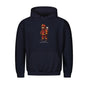 Men's long-sleeve pullover hoodie with kangaroo pocket