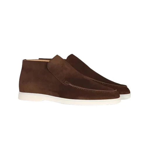 Men's Suede Shoes, Casual Lace-Up Everyday Shoes for Smart Casual Summer Wear