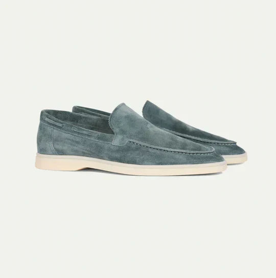 Men's Slip-On Leather Loafers, Casual Smart Driving Shoes for Summer & Everyday Wear