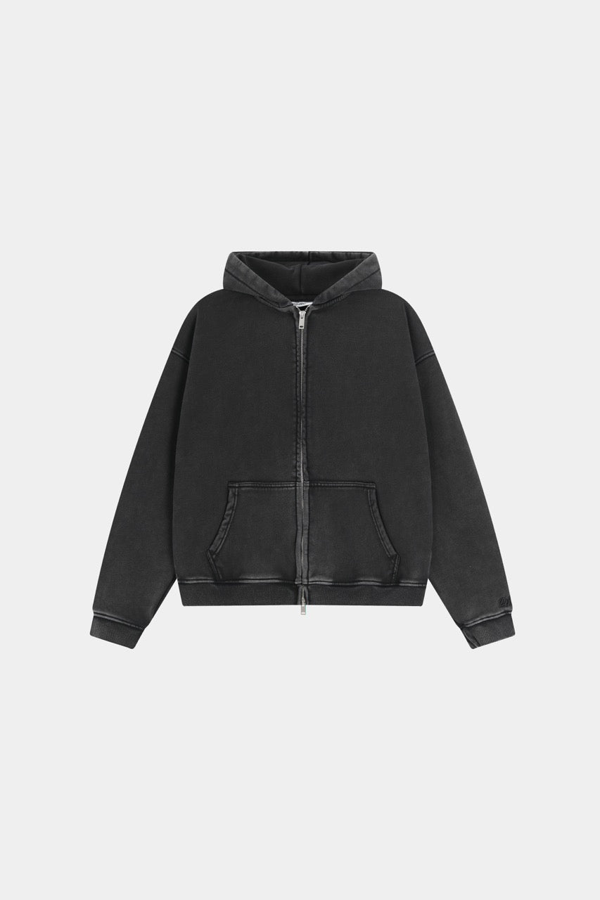Linden zip jacket with a casual outerwear cut