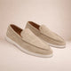 Men's Suede Loafers, Plain Apron Front, Slip On Cupsole
