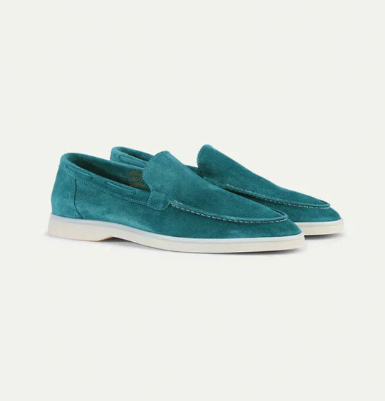Men's Slip-On Leather Loafers, Casual Smart Driving Shoes for Summer & Everyday Wear