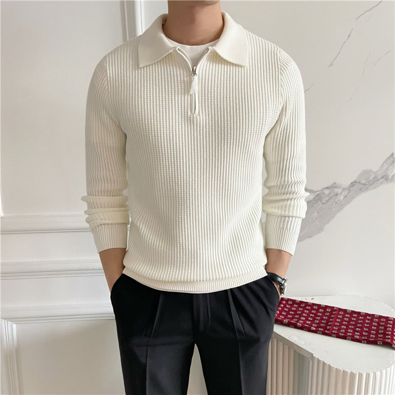 Unisex zipped sweater