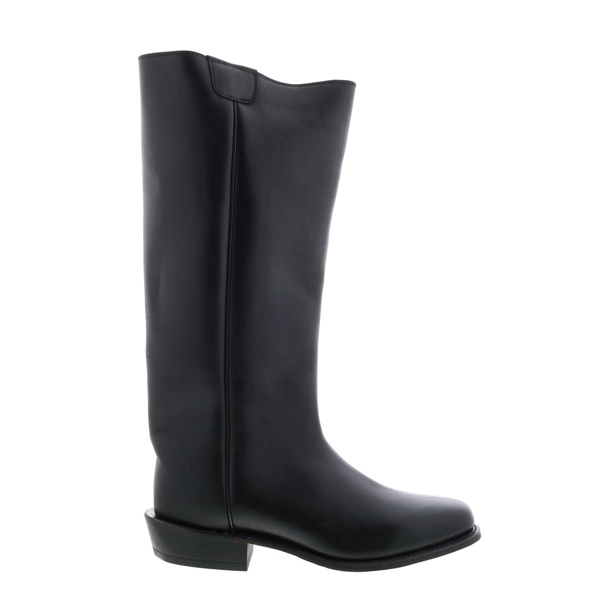 Men's black western cowboy boots