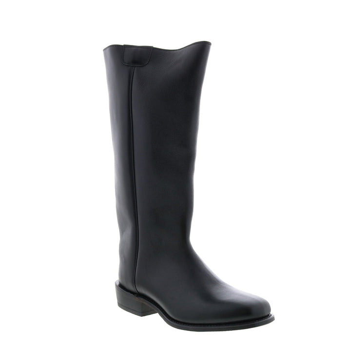 Men's black western cowboy boots