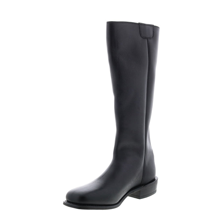 Men's black western cowboy boots