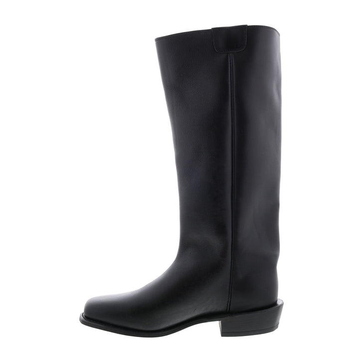 Men's black western cowboy boots