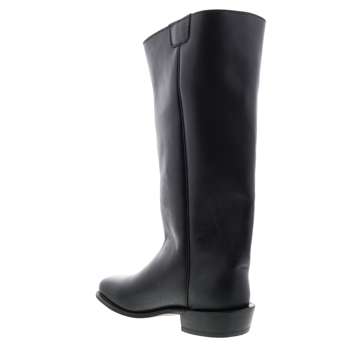 Men's black western cowboy boots