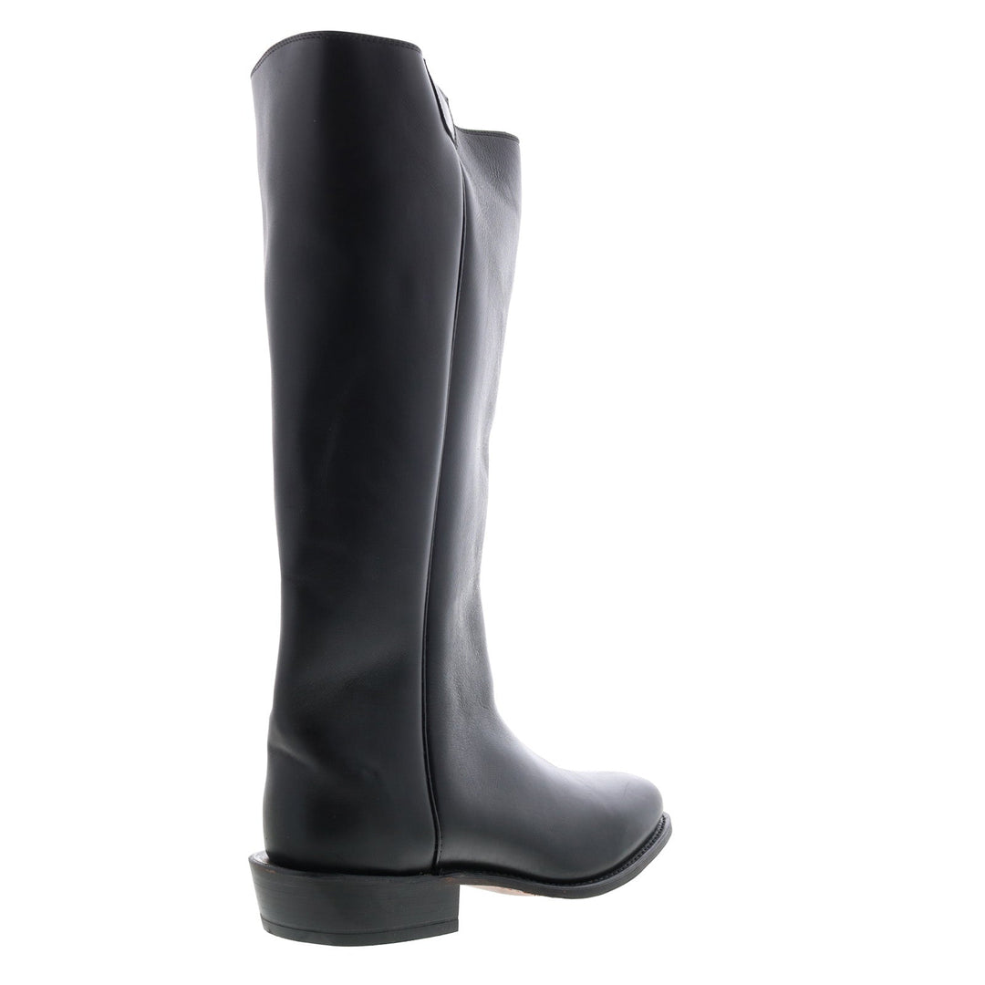 Men's black western cowboy boots