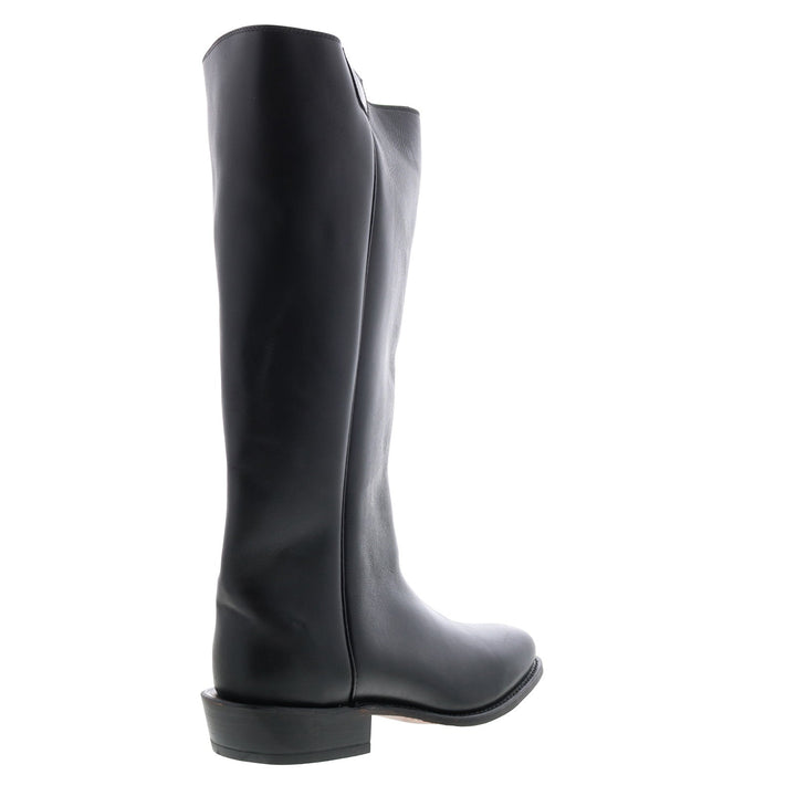 Men's black western cowboy boots