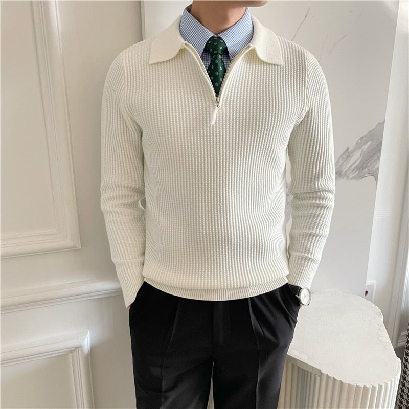 Unisex zipped sweater