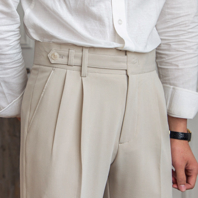 Old money style trousers