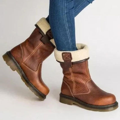 Unisex fur-lined winter boots
