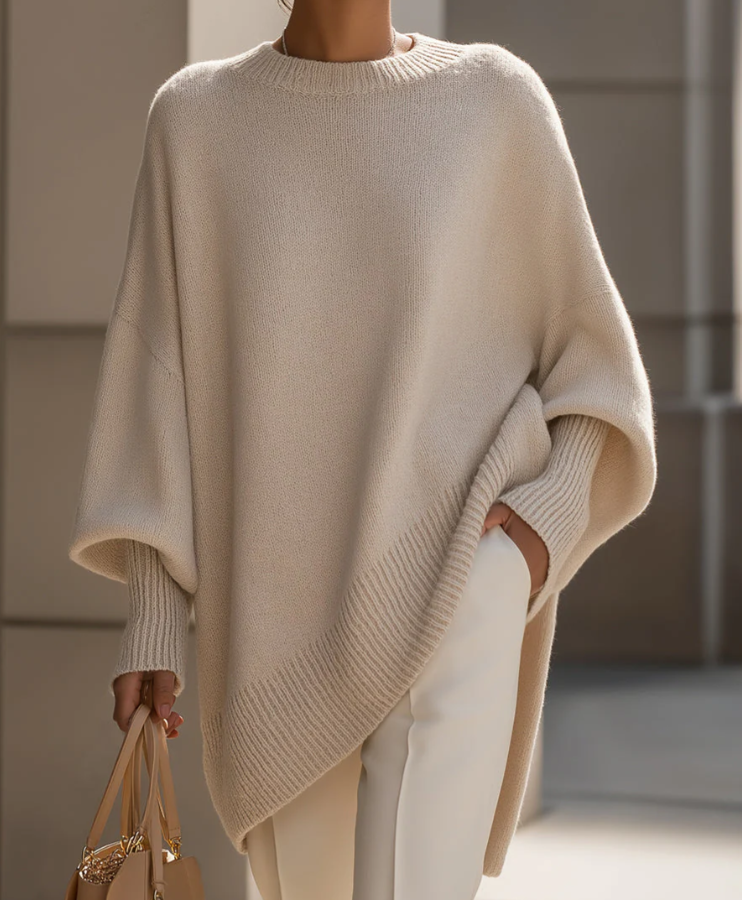 Oversized knitted jumper