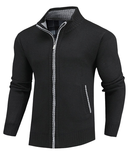 Lined sweater jacket available in five designs