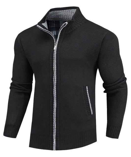 Lined sweater jacket available in five designs