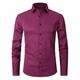Men's Wrinkle-Free Smart Casual Shirt, Non-Iron Long Sleeve Button-Down for Work