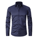 Men's Wrinkle-Free Smart Casual Shirt, Non-Iron Long Sleeve Button-Down for Work
