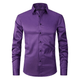 Men's Wrinkle-Free Smart Casual Shirt, Non-Iron Long Sleeve Button-Down for Work