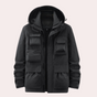 Men's hooded utility pocket parka