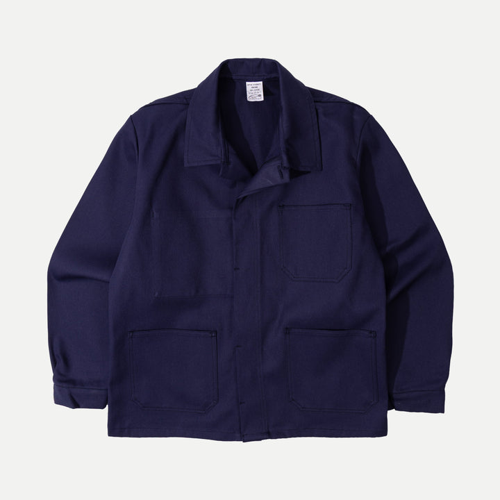 Navy plain casual garment