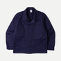 Navy plain casual garment